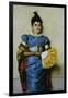 Yellow Fan, 1889-Pompeo Massani-Framed Giclee Print