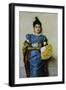 Yellow Fan, 1889-Pompeo Massani-Framed Giclee Print