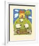 Yellow Farmhouse-Sophie Harding-Framed Giclee Print