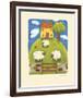 Yellow Farmhouse-Sophie Harding-Framed Giclee Print