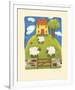 Yellow Farmhouse-Sophie Harding-Framed Giclee Print