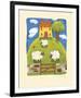 Yellow Farmhouse-Sophie Harding-Framed Giclee Print