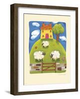 Yellow Farmhouse-Sophie Harding-Framed Art Print