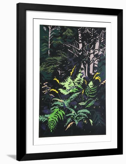 Yellow Ferns-Jon Carsman-Framed Limited Edition