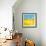 Yellow Field II-Hyunah Kim-Framed Art Print displayed on a wall