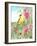 Yellow Finch Cosmos-Melinda Hipsher-Framed Giclee Print