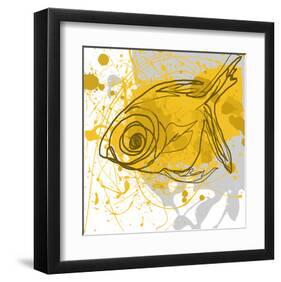 Yellow Fish-Irena Orlov-Framed Art Print