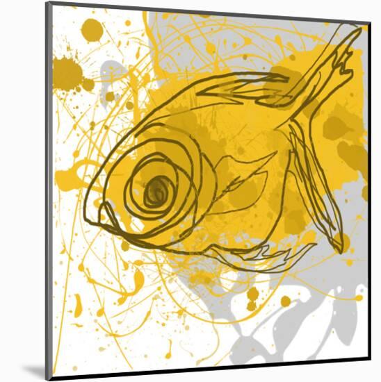Yellow Fish-Irena Orlov-Mounted Art Print