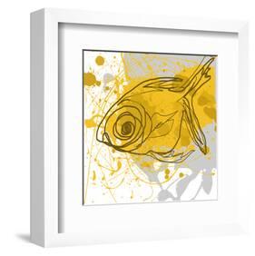 Yellow Fish-Irena Orlov-Framed Art Print