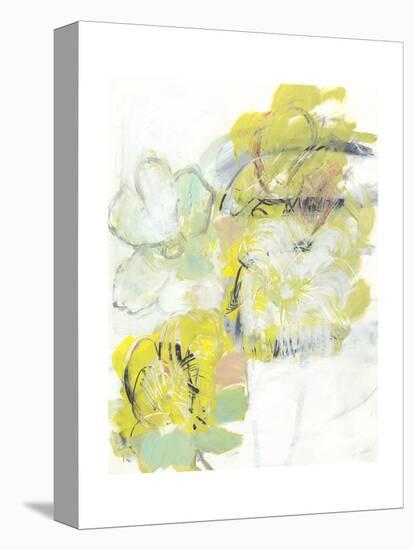 Yellow Floral Abstract I-Jodi Fuchs-Stretched Canvas