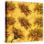 Yellow Floral Pattern I-Elizabeth Medley-Stretched Canvas