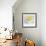 Yellow Flower in Cup and Saucer-Tom Quartermaine-Framed Giclee Print displayed on a wall