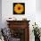 Yellow Flower on Black-Tom Quartermaine-Giclee Print displayed on a wall