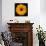 Yellow Flower on Black-Tom Quartermaine-Mounted Giclee Print displayed on a wall