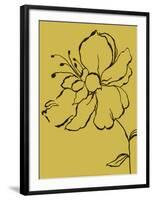 Yellow Flower-Léonor Mataillet-Framed Art Print