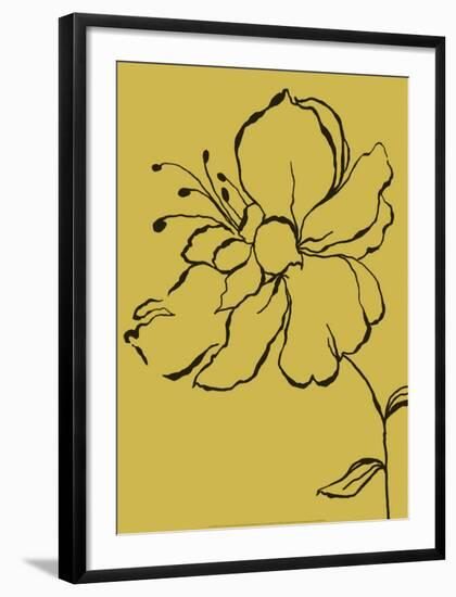 Yellow Flower-Léonor Mataillet-Framed Art Print