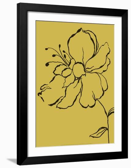 Yellow Flower-Léonor Mataillet-Framed Art Print