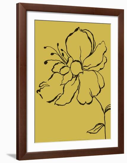 Yellow Flower-Léonor Mataillet-Framed Art Print