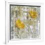 Yellow Flowers I-Carol Black-Framed Art Print