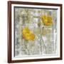 Yellow Flowers I-Carol Black-Framed Art Print