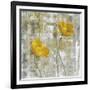 Yellow Flowers I-Carol Black-Framed Art Print