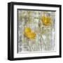 Yellow Flowers I-Carol Black-Framed Art Print