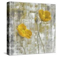 Yellow Flowers I-Carol Black-Stretched Canvas