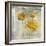 Yellow Flowers II-Carol Black-Framed Art Print