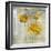 Yellow Flowers II-Carol Black-Framed Art Print