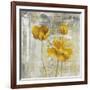 Yellow Flowers II-Carol Black-Framed Art Print