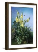 Yellow Flowers in Front of the Blue Sky-Louis-Apollinaire Sicard-Framed Giclee Print
