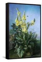 Yellow Flowers in Front of the Blue Sky-Louis-Apollinaire Sicard-Framed Stretched Canvas