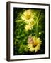 Yellow Flowers with a Butterfly-Cristina Carra Caso-Framed Photographic Print
