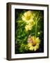 Yellow Flowers with a Butterfly-Cristina Carra Caso-Framed Photographic Print