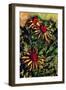 Yellow Flowers-Andre Burian-Framed Giclee Print