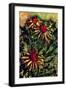 Yellow Flowers-Andre Burian-Framed Giclee Print