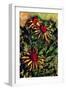 Yellow Flowers-Andre Burian-Framed Giclee Print