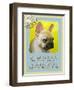 Yellow French Bulldog-Cathy Cute-Framed Giclee Print