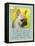Yellow French Bulldog-Cathy Cute-Framed Stretched Canvas