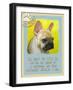 Yellow French Bulldog-Cathy Cute-Framed Giclee Print