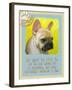 Yellow French Bulldog-Cathy Cute-Framed Premium Giclee Print