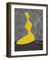 Yellow Girl-Felix Podgurski-Framed Art Print