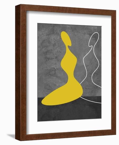 Yellow Girl-Felix Podgurski-Framed Art Print