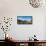 Yellow grass field with large mountains in the distance, South Island, New Zealand, Pacific-Logan Brown-Framed Stretched Canvas displayed on a wall