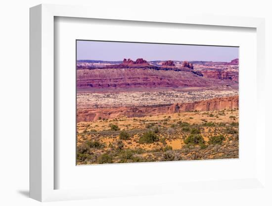 Yellow Grass Lands Moab Fault Arches National Park Moab Utah-BILLPERRY-Framed Photographic Print