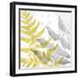 Yellow-Gray Leaves 2-Stellar Design Studio-Framed Art Print