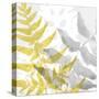 Yellow-Gray Leaves 2-Stellar Design Studio-Stretched Canvas