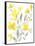 Yellow & Grey Garden I-Jennifer Goldberger-Framed Stretched Canvas