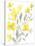 Yellow & Grey Garden I-Jennifer Goldberger-Stretched Canvas