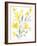 Yellow & Grey Garden I-Jennifer Goldberger-Framed Art Print